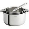 Image de Série de 3 casseroles amovibles inox Casteline, Cristel - CRISTEL