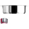 Image de SAUTEUSE INOX INDUCTION 28 CM CASTELINE MULTIPLY AMOVIBLE - CRISTEL