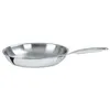 Image de Poêle en inox CastelPro 24 cm Fond thermo-diffuseur - CRISTEL