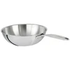 Image de Wok Inox Castel'Pro, Cristel 28 cm - CRISTEL