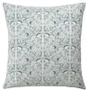 Image de Taie doreiller imprimée en percale de coton IMPÉRIAL - ESSIX - 65 x 65 cm - Bleu
