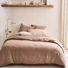 Image de Housse de couette Tendresse Mocha, Essix 240 x 220 cm - Essix