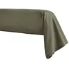 Image de Taie de traversin unie en percale de coton PREMIÈRE - ESSIX - 43 x 190 cm - Vert Jungle