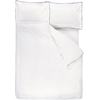 Image de Drap Plat Uni En Percale De Coton, Astor - 270 X 300 Cm - Bleu Nuit/turquoise