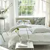 Image de Housse De Couette Unie En Percale De Coton, Astor Forest Sage - 240 X 220 Cm - Blanc