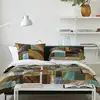 Image de Housse De Couette Imprimée En Percale De Coton, Alphonse - 240 X 220 Cm - Marron