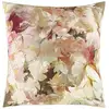 Image de Taie D'oreiller Imprimée En Percale De Coton, Fleurs De Jour - 65 X 65 Cm - Rose