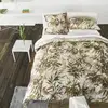 Image de Housse De Couette Imprimée En Percale De Coton, Jardin Chinois - 260 X 240 Cm - Beige