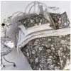 Image de Housse de couette imprimée en satin de coton, mansur
