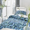 Image de Housse De Couette Imprimée En Percale De Coton, Delahaye - 240 X 220 Cm - Bleu Cobalt