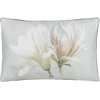 Image de Taie D'oreiller Imprimée En Satin De Coton, Yulan Magnolia - 50 X 75 Cm - Gris
