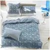 Image de Housse de couette imprimée en percale de coton, shaqui porcelain