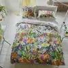 Image de Housse De Couette Imprimée En Percale De Coton, Glynde Coral - 140 X 200 Cm - Multicolore