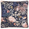 Image de Taie D'oreiller Imprimée En Satin De Coton, Porcelain De Chine - 65 X 65 Cm - Bleu Midnight