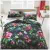 Image de Housse de couette imprimée en satin de coton, gertrude