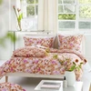 Image de Housse De Couette Imprimée En Satin De Coton, Giradon - 240 X 220 Cm - Rose Clair