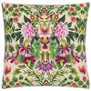 Image de Taie D'oreiller Imprimée En Percale De Coton, Ikebana Damask - 65 X 65 Cm - Vert Clair
