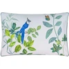 Image de Taie D'oreiller Imprimée En Satin De Coton, Voliere Sky - 50 X 75 Cm - Vert