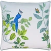 Image de Taie D'oreiller Imprimée En Satin De Coton, Voliere Sky - 65 X 65 Cm - Vert
