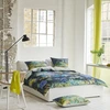 Image de Housse De Couette Imprimée En Percale De Coton, Brocart Decoratif - 140 X 200 Cm - Bleu