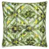 Image de Housse de coussin imprimée en gabardine de coton, parquet batik forest