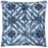Image de Housse de coussin en coton bleu indigo 60x60cm - Designers Guild - Parquet Batik Indigo