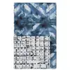 Image de Couvre-lit Imprimé En Gabardine De Coton, Parquet Batik Indigo - 260 X 240 Cm - Bleu Indigo