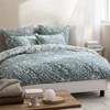 Image de Housse De Couette Imprimée En Percale De Coton, Kawana - 140 X 200 Cm - Bleu
