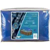 Image de Bâche Solaire 365x600 Bleue Foncée 180 Microns Sans Ourlet Edg Pour Piscine Tubulaire 375x610 - Edg By Aqualux