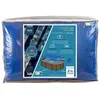 Image de Bache Solaire 365x600 Bleue Foncée 180 Microns Sans Ourlet EDG pour piscine tubulaire 375X610