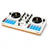 Image de Hercules djcontrol control mix ultra bluetooth pour smartphone et tablettes ( andoid et ios) 2 platines + mixage au centre alim usb support smartphone inclus