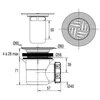 Image de Bonde De Receveur D60 + Grille D85 Horizontale Inox Valentin 00 575200 000 00