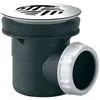 Image de Bonde de douche - VALENTIN - 00 575200 000 00 - Inox - D60/D85 - Sortie verticale/horizontale (vissée/collée)