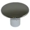 Image de Capot ABS Chromé 120mm avec tube garde deau pour bonde diamètre 90 mm