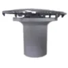 Image de Capot 120 mm métal chromé avec tube garde deau pour bonde receveur douche