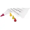 Image de Gimel Poche A Douille + 4 Embouts Rouge, Vert, Orange Et Blanc