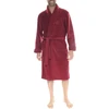 Image de Christian Cane - Robe De Chambre Christian Cane Avec Manches Longues Et Col Châle Rouge - Rouge 2XL