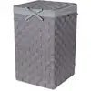 Image de Panier À Linge Carré Avec Couvercle Stan Gris