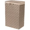 Image de Panier À Linge Rectangulaire Avec Couvercle Stan Taupe