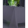 Image de Nappe Damassé Uni Granit Venezia, Nydel Paris 160 x 300 cm - Nydel Paris