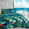 Image de Housse De Couette 220x240 Cm + 2x Taies D'oreiller 63x63 Cm Coton Abysse