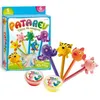 Image de Pate A Modeler - Patarev - Blister - Tetes De Crayon - 5 Pots De Couleur - 8 Tetes D'animaux - Des 6 Ans