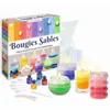 Image de Kit creatif Bougie - SENTOSPHERE - Bougies Sables - Cire sous forme de sable - Différentes couleurs de sable - Dès 14 ans