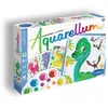 Image de Peinture aquerelle - SENTOSPHERE - Aquarellum Junior - Dinosaures - 5 couleurs - Sertissage sur papier Vélin - Dès 7 ans
