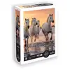 Image de Puzzle Sentosphere Puzzle 500 Pièces Xl Chevaux En Camargue Jaune Carton Recyclé