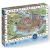 Image de Puzzle Sentosphere Château Fort 61x42 Cm 100 Pièces Multicolor Carton Recyclé