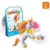 Image de Jeu de Pâte à Modeler - SENTOSPHERE - Mini Kit Modelage - Patarev Pocket - Licorne - Enfant 5+