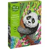 Image de Création à base de mini strass - SENTOSPHERE - Art & Créations - Canevas à Diamanter - Panda - Dès 8 ans