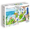 Image de Peinture acrylique - SENTOSPHERE - Palette Dartiste - La Riviera - Peinture à numéro pour adulte - Tableau en carte toilée