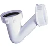 Image de Siphon de lavabo ou bidet en V - WIRQUIN - Matière: Plastique - Synthétique - Dimensions: 15x4x24 cm
